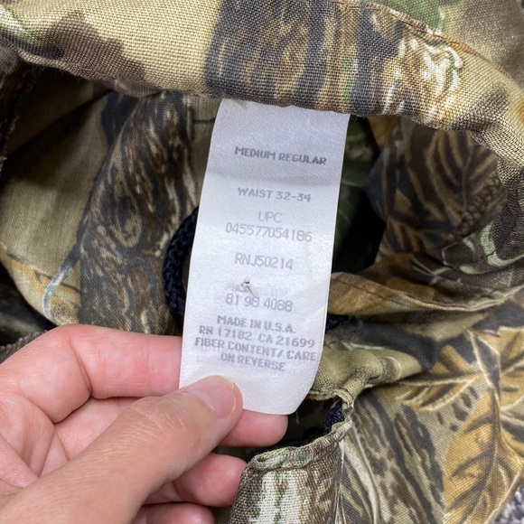 Vintage Camouflage Military Hunting Field Lightweight Jacket Size Medium - Picture 3 of 8